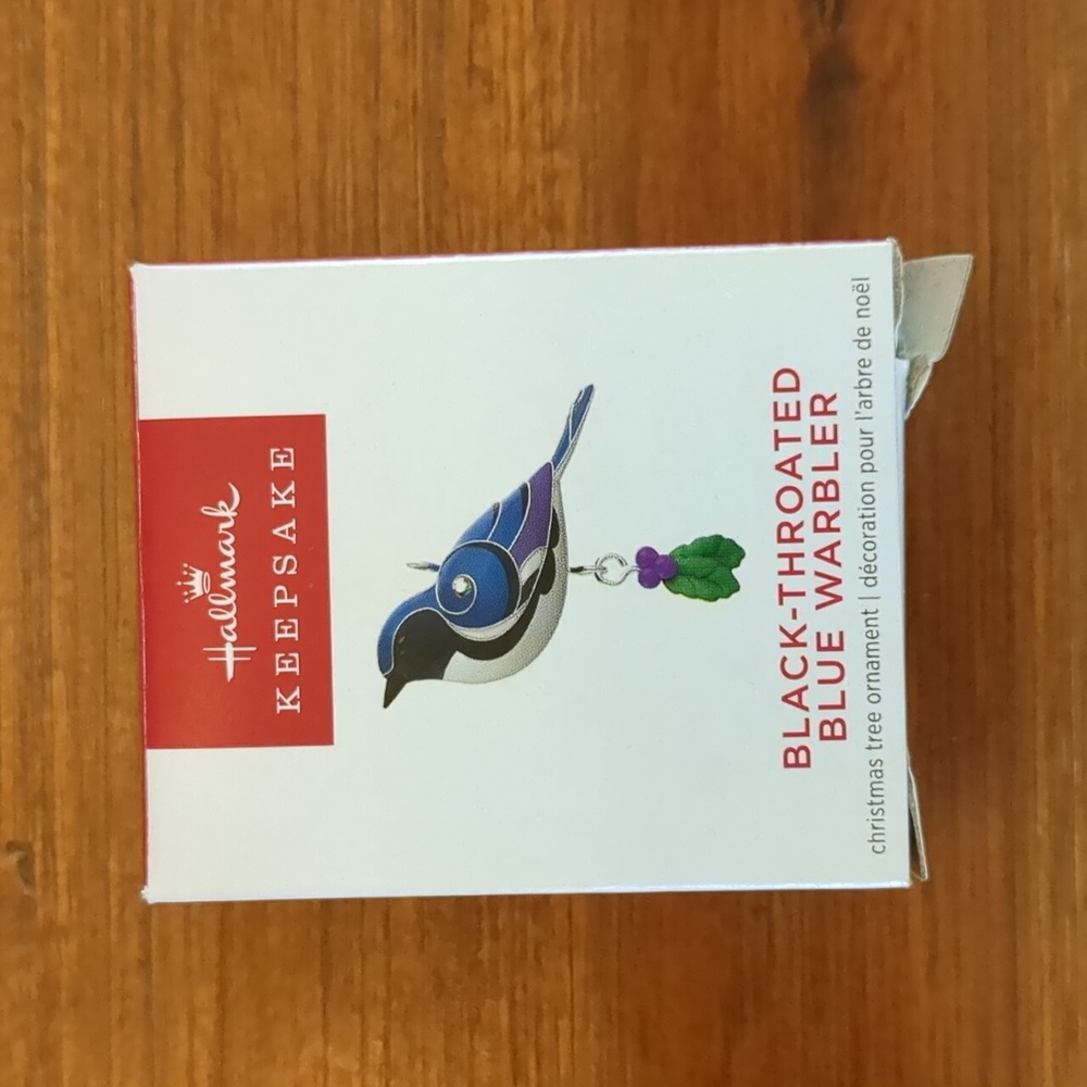Hallmark Black-Throated Blue Warbler Mini Ornament